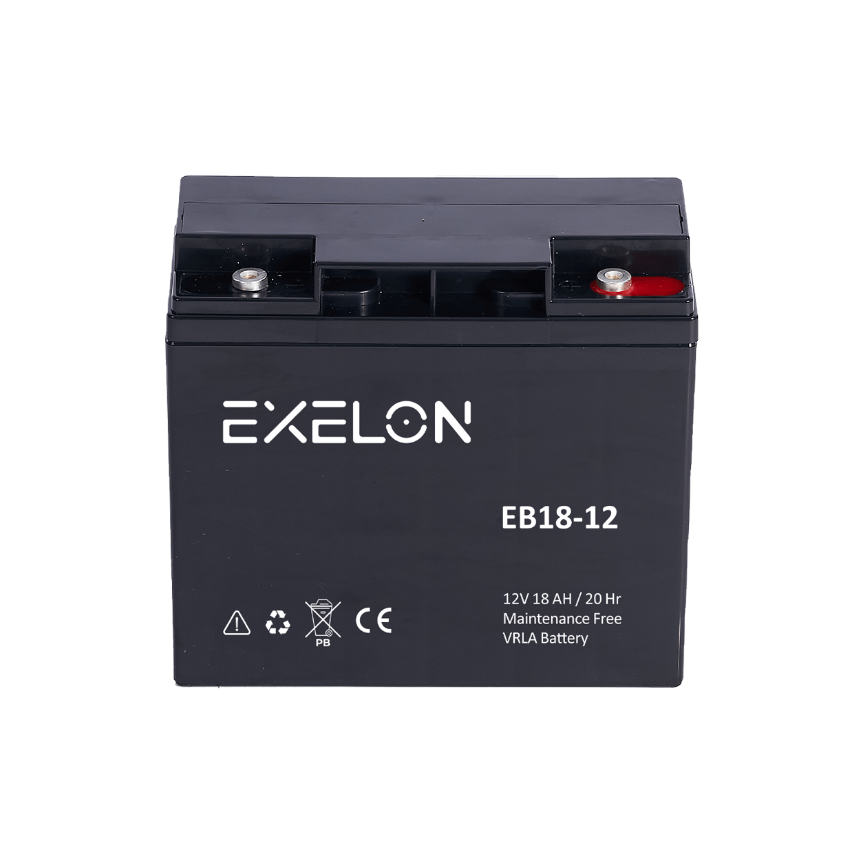 Exelon 12V 18Ah 20 Hr Kuru Tip Akü - Görsel 1