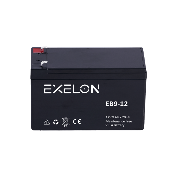 Exelon 12V 9Ah 20 Hr Kuru Tip Akü
