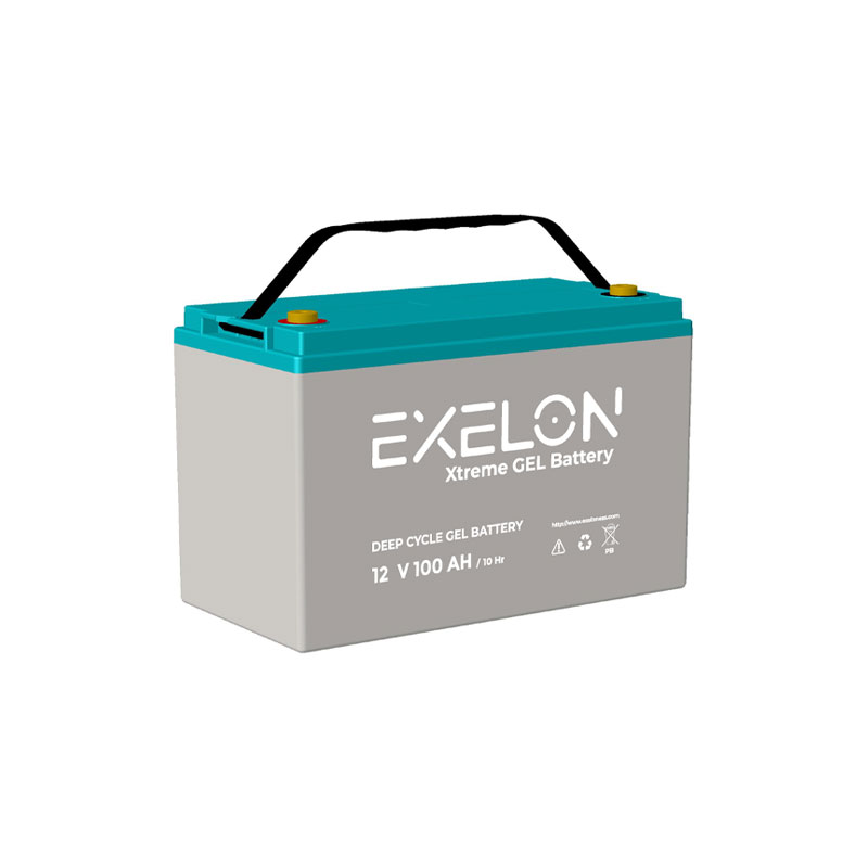 Exelon Xtreme 12V-100Ah Solar Jel Akü - Görsel 1