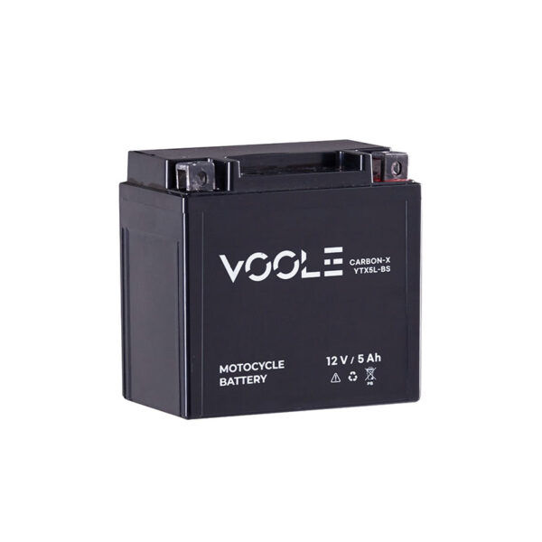 VOOLE CarbonX 12V 5Ah Motosiklet Aküsü